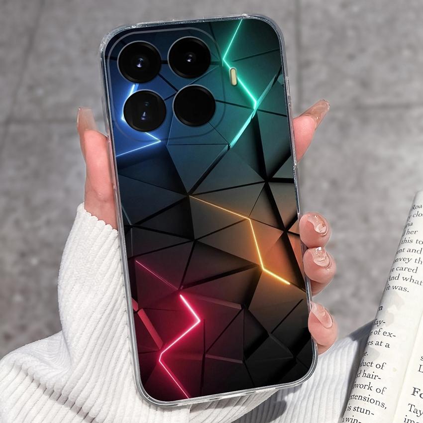 Чехол для телефона Xiaomi 17t 17T 17 Pro 17Ultra 17 Max Для Redmi 17C 17 4G 5G Градиентные цвета Мягкий Тонкий ТПУ Прозрачный Силикон Защита от отпечатков пальцев Корпус
