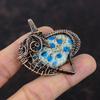 K2 Jasper Pendant Copper Wire Wrapped Gemstone Pendant Stylish Pendant Copper Jewelry Handmade Decent Pendant Gift For Her Wire Wrap Jewelry