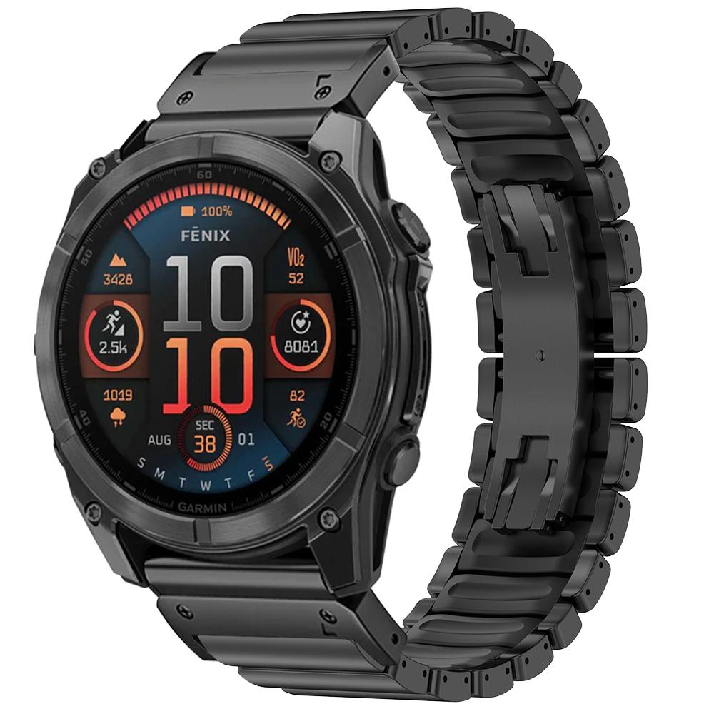 26-мм титановый ремешок для часов Garmin Fenix 8 7X Pro 6X Enduro 3 Мужской деловой ремешок для Garmin Tactix 7Pro Instinct 2X Аксессуары
