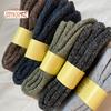 1 пара мужских зимних носков, толстый мягкий плюш, однотонный, защита лодыжки, средняя трубка, эластичные противоскользящие, термовязаные, противоскользящие носки для пола