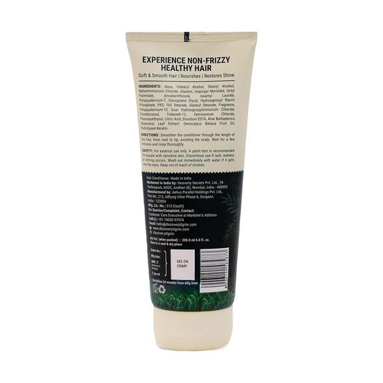 Pilgrim Amazonian Patuá & Keratin Hair Smoothing Conditioner - Без запаха - Для сухих и вьющихся волос с Sacha Inchi | Для женщин и мужчин | 200 миллилитров