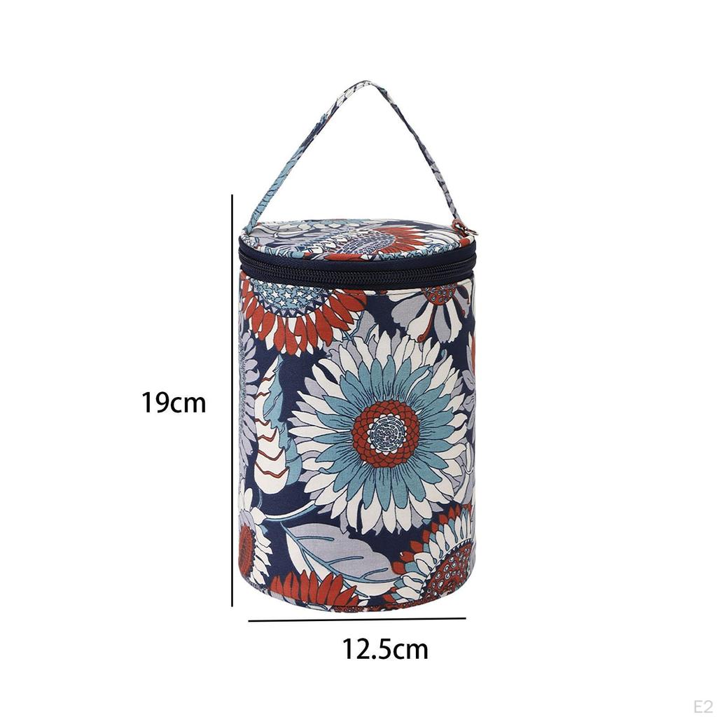 Сумка для вязания крючком, сумка для хранения дорожной бочки, прочная сумка для вязания крючком