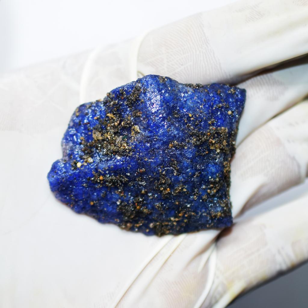 Natural Blue Sapphire Loose Gemstone Uncut Rough 173.05 ct Jewelry Making September Birthstone Gift