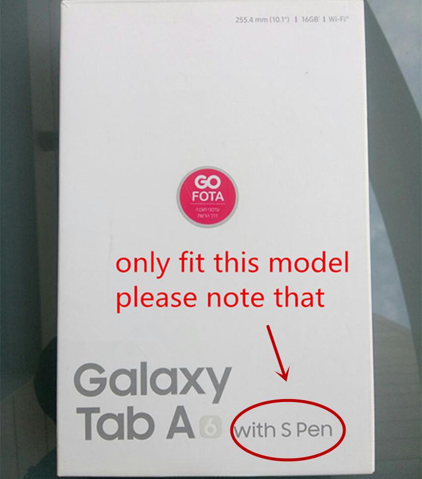 Для Samsung Galaxy Tab A 10,1 2016 P580 P585/с S Pen SPen/SM-P580 SM-P585 чехол для планшета с вращающейся откидной подставкой кожаный чехол