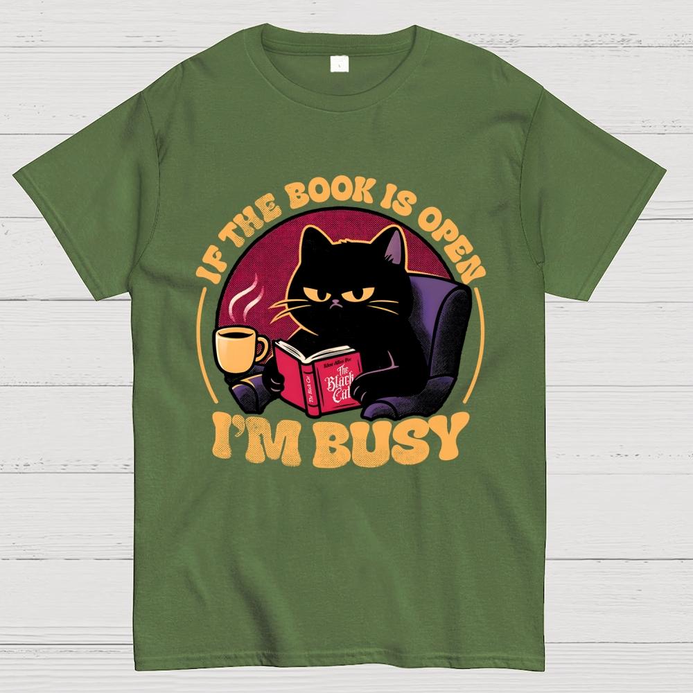 I'm Busy Cotton Summer Casual Cool Loose T-Shirt
