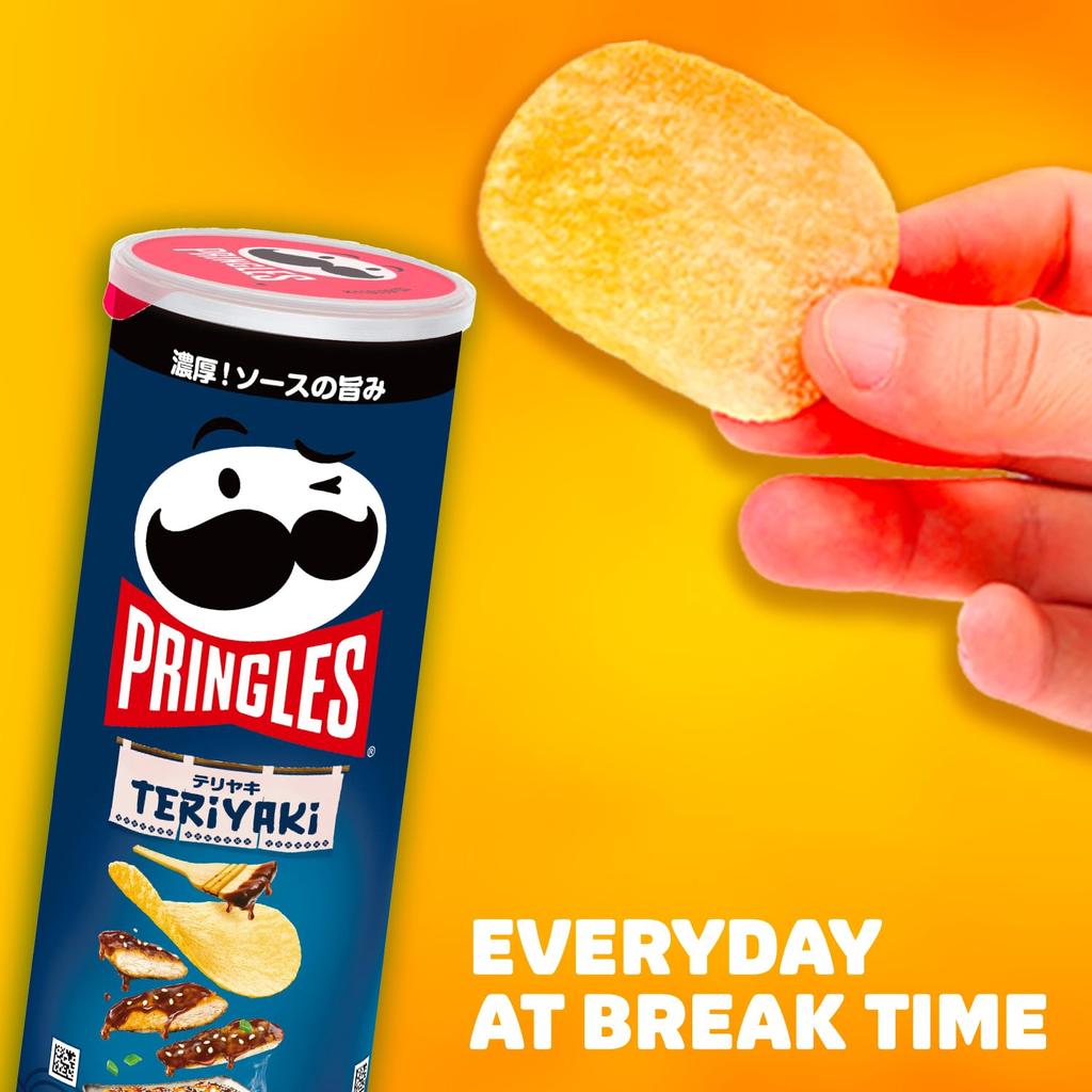 Pringles Терияки Средняя Банка 95г x 8 Kellogg's