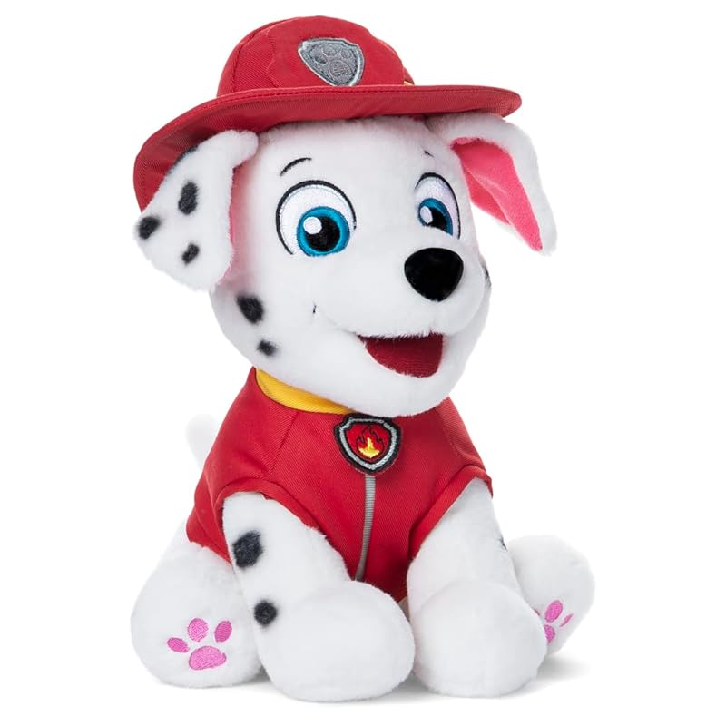 Мягкая игрушка Paw Patrol от Takara Tomy Arts, средняя, версия Маршалла, высотой примерно 24 см