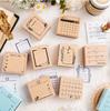 Винтажный Список План Рамка Пейзаж Деревянная Печать Креативный DIY Материал для Junk Journal Коллаж Студенческие Принадлежности Канцелярские Товары
