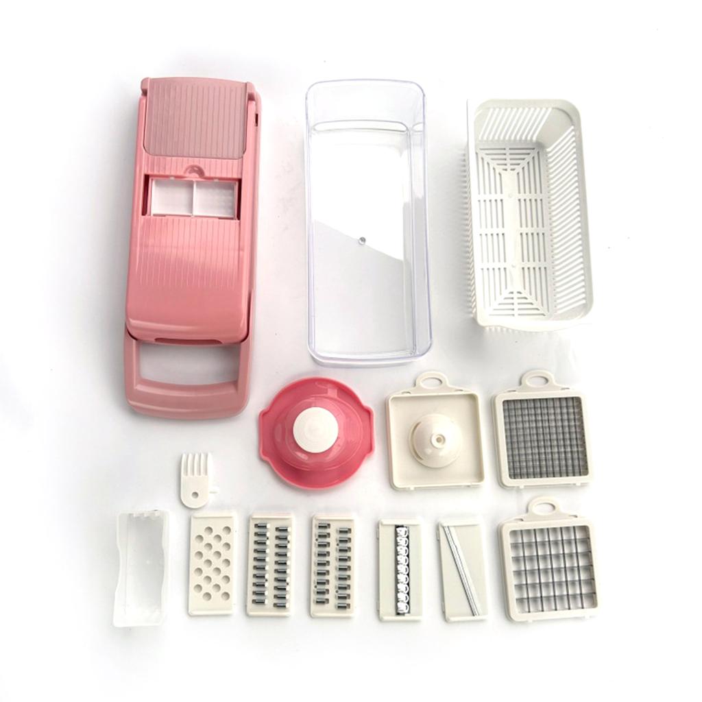 14 шт. Набор из терки для нарезки овощей полосками/сеткой, профессиональная ручная овощерезка для огурцов, моркови