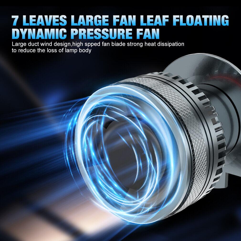 2 шт. светодиодные лампы H7 H4 для фар 6000K H1 H8 H11 Led 9005 HB3 9006 HB4 Auto Lamp 9012 Hir2 Super Bright 40000LM 80W Canbus CSP Chips Turbo Headlamp