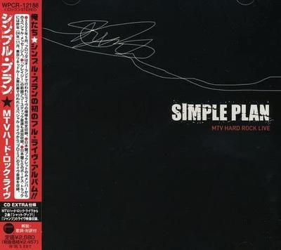 CD SIMPLE PLAN - MTV Hard Rock Live (Обычное издание WPCR12188 Япония ObiRock Б/у