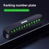 Hidden Noctilucent Car Stop Card Temporary Parking Tel Number Plate For Jeep Grand Cherokee Wrangler JK Gladiator Compass Renega