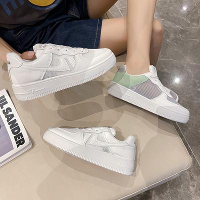 Сетчатые дышащие женские новые крутые летние повседневные универсальные низкие кеды смешанные