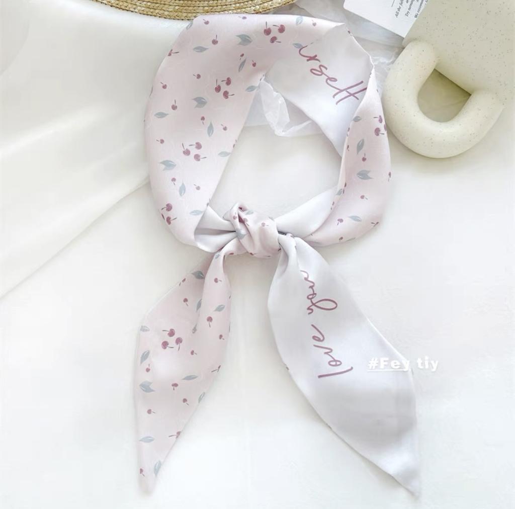 Шелковый шарф Qiandongge, повязка на голову в стиле ретро, завязанный хвост, бант, лента, повязка на голову, повязка на голову Mori Series