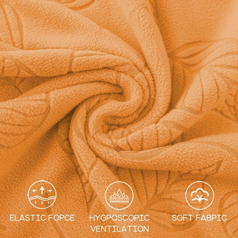 Dustproof Armchair Slipcover Jacquard Pattern Elastic Seat Cover Office Seat Cover  Computer Room