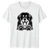 Happy Fluffy Dog Paws Animal Lover Graphic Tee Unisexs Unisexs TShirt