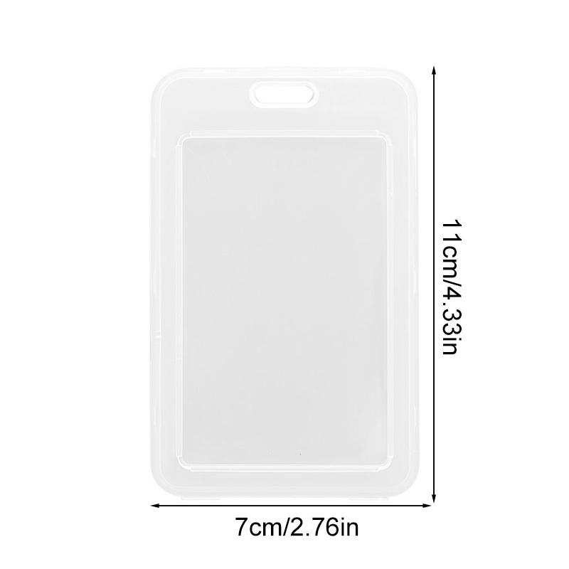 5/10 шт. прозрачный держатель для карт универсальный прозрачный водонепроницаемый защитный чехол унисекс рабочий чехол для удостоверения личности