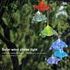 Solar Turtles Hanging Lamp Wind Chime Pendant Light IP44 Mixcolor Slow Flashing