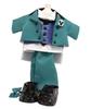 Teddy Bear Mail Order Alice Gelatoni Outfit Costume Haunted Mansion for Small Size (No Body) (Gelatoni)