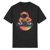 Astronaut Dj T Shirt Herren Daunisex Space Musik Controller Party Print Motiv Vintage Washed Stylish Versatile Graphic Stretched