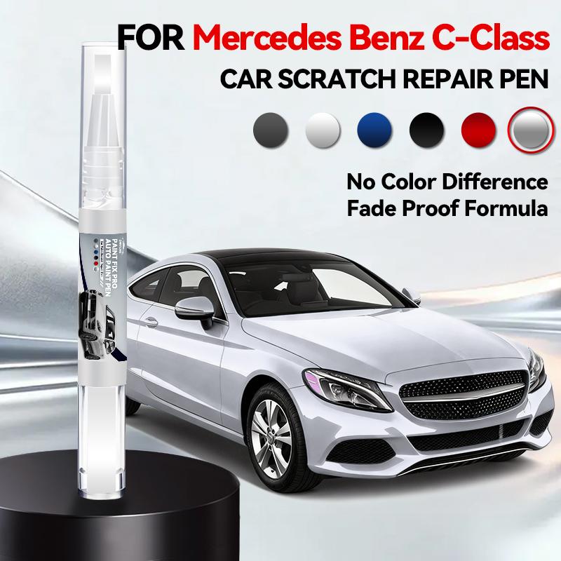 For Mercedes Benz C-Class 1993-2025 W204 W205 W206 Paint Repair Pen Touch Up Scratch Remover DIY Auto Accessories Black White