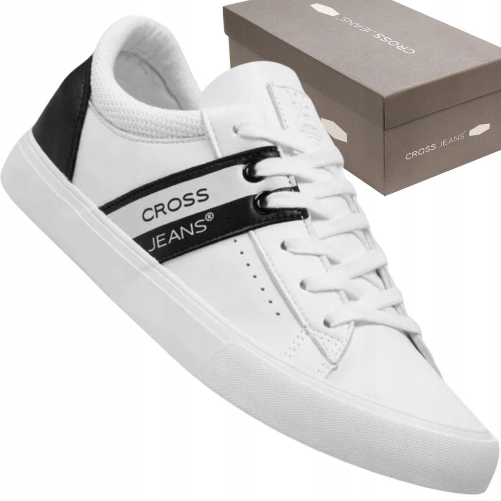 Men's sneakers Cross Jeans JJ1R4042C white stylish comfortable casual