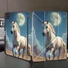 Чехол-подставка Чехол для планшета Для iPad Mini 6 7 Air 4 5 M3 M2 1 2 M4 11 дюймов Pro 11-го 10-го 9-го 8-го 7-го 12.9 дюймов Pro 2025 Белая Лошадь