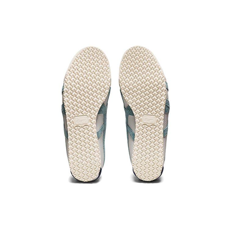 ONITSUKA TIGER Mexico 66 Fabric Synthetic Leather Classic Sports Low-Top Sneakers Unisex Sneakers White Blue Green 1183B039-020