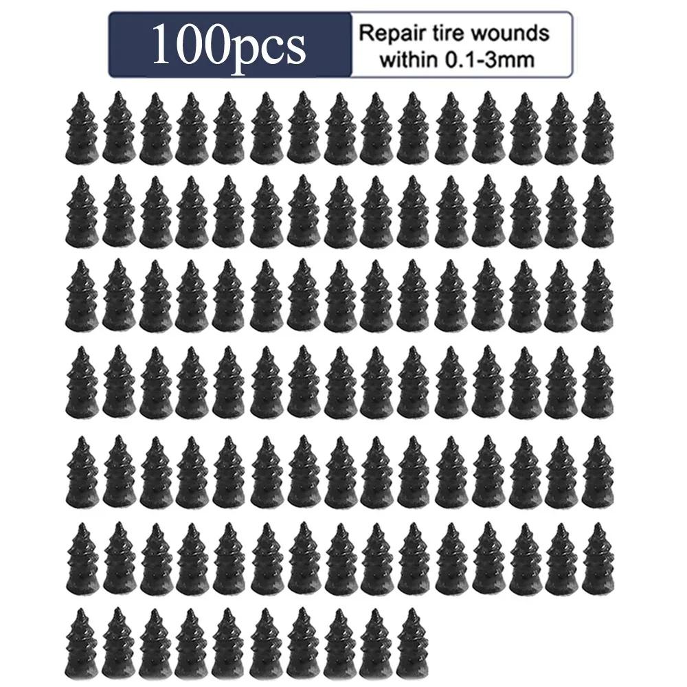100 шт. авто вакуумный ремонт шин набор инструментов для ремонта шин для ногтей автомобили грузовик gomma пневматическое foratura riparazione moto Colla chiodi