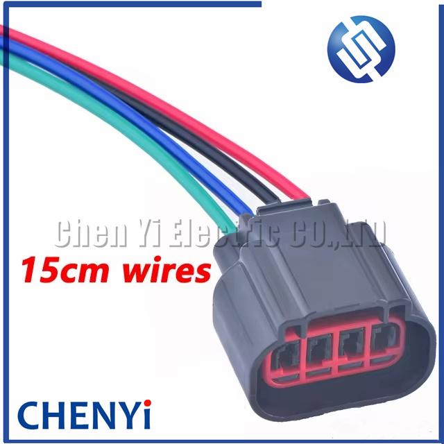 4 Pin 1.5 Series Auto Electrical Connector Car Waterproof Socket Automobile Fog Lamp Cable Socket for E-5658