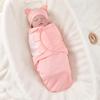 Pure Cotton Newborn Anti-Startle Swaddle & Blanket Set - Spring/Summer Baby Wrap