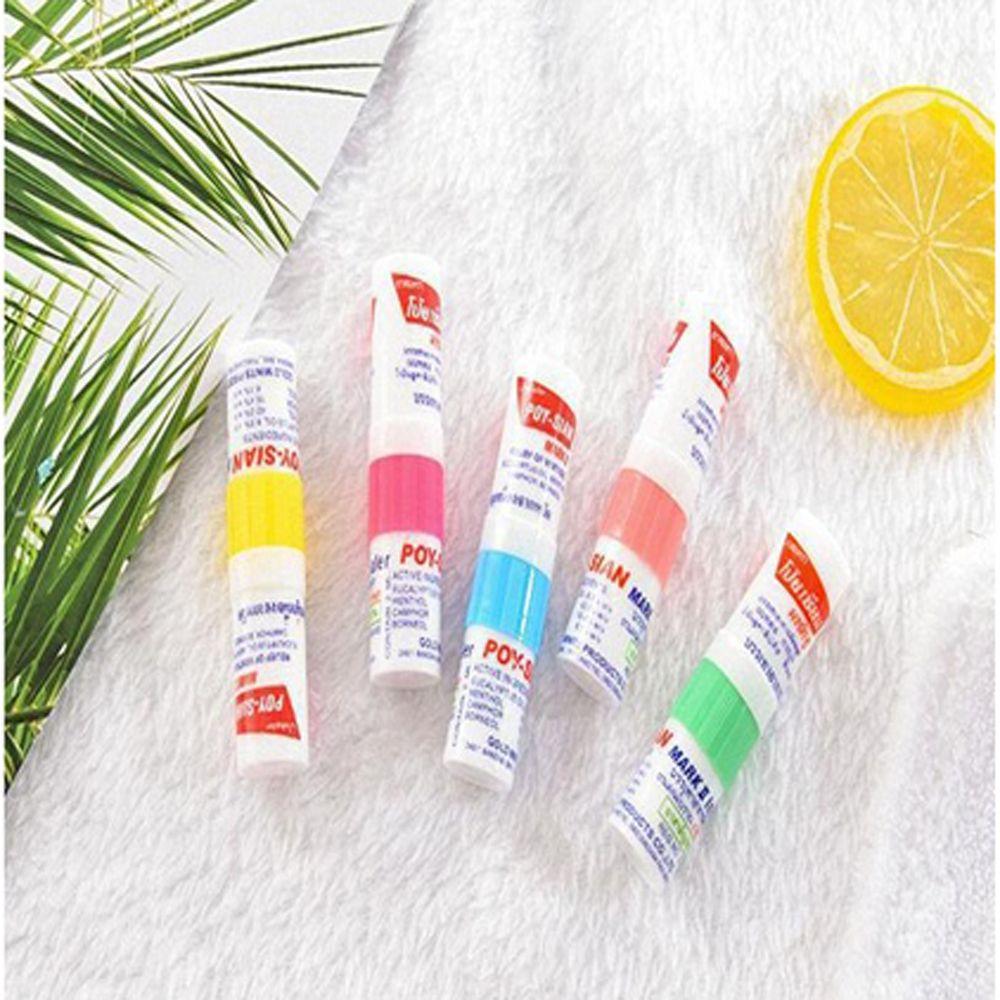 Стик от укачивания Poy Sian, масляный ингалятор с ментолом, для здоровья, от головокружения, назальный ингалятор