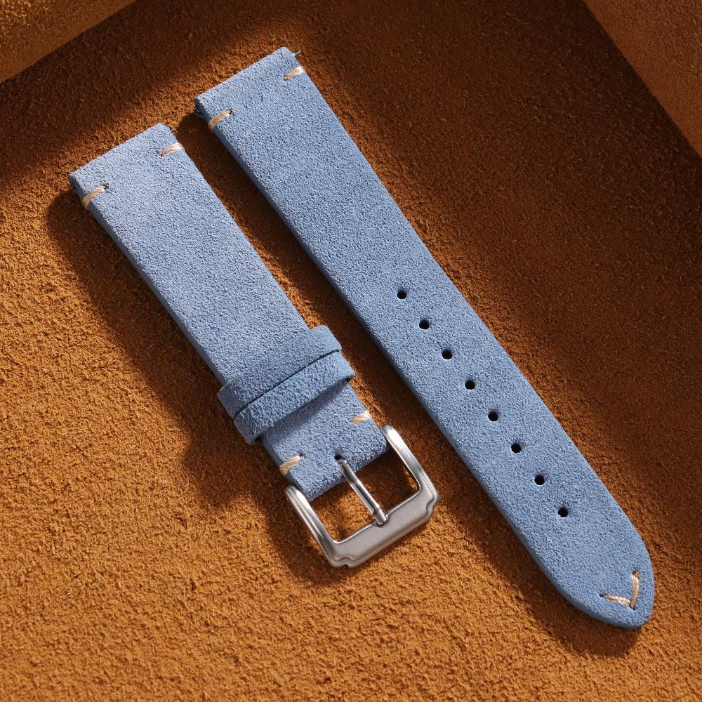 14 мм 16 мм 18 мм 20 мм 22 мм Браслет с быстрой застежкой Мягкий замшевый ремешок Браслет из телячьей кожи для женщин мужчин Коричневый ремешок Ремешок для смарт-часов