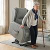 Power Lift Recliner Chair, Dual Motor Electric Lift Chair for Elderly with Remote Control, Grey