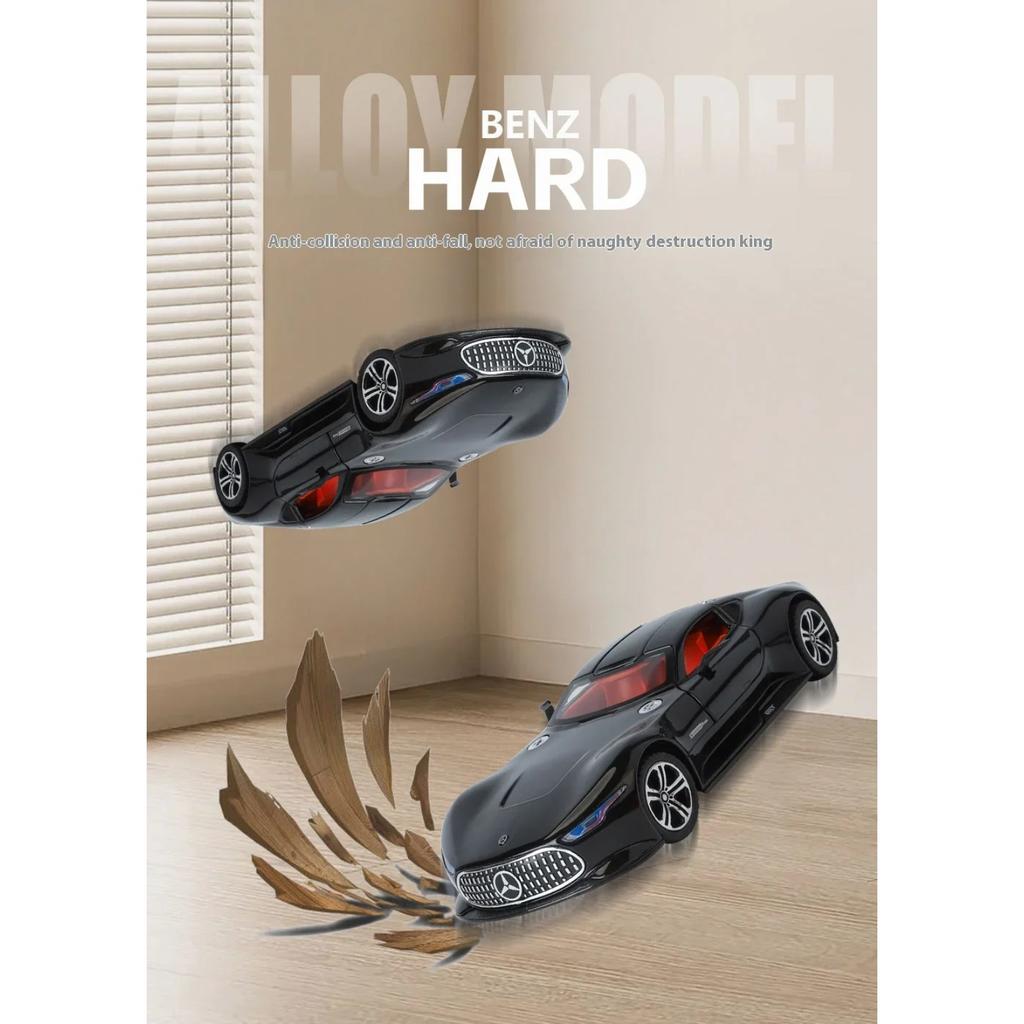 1/24 Mercedes-Benz AMG Vision GT Concept Спортивный автомобиль Сплав Металл Литой Модель автомобиля Домашнее украшение Коллекция Подарки C353