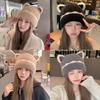 Knitted Hat For Women Winter Warmth Breathable Windproof With Cute Ear Design For Casual Wear