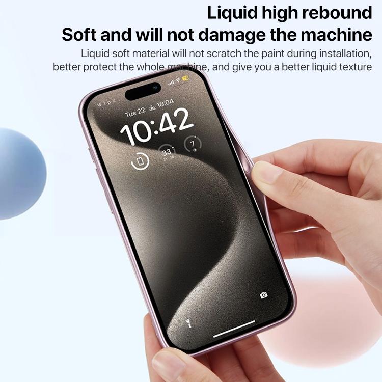 Liquid Silicone MagSafe Full Coverage Phone Case with Lens Film