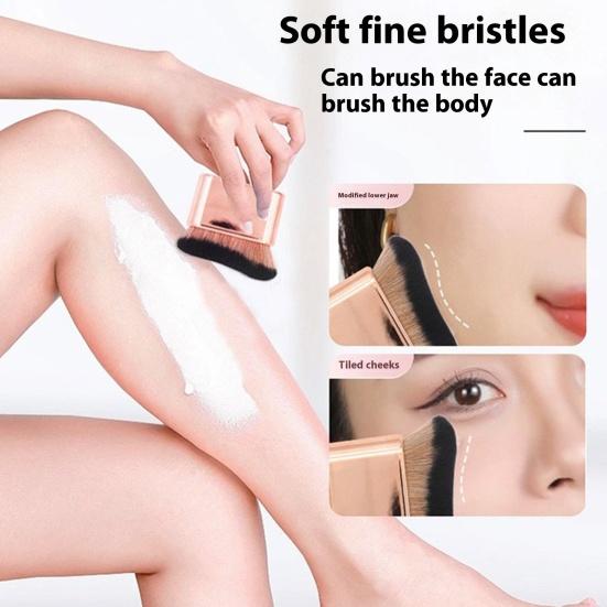 Кисть для автозагара, многоцелевой аппликатор для лосьона для загара, синтетическое покрытие для тела, идеальная основа, кисть для рассыпчатой пудры