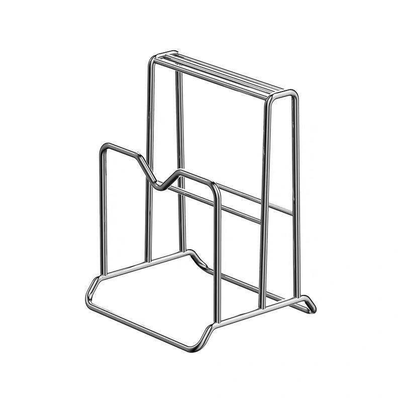 Multifunctional Stainless Steel Kitchen Knife Holder Organizer Countertop Storage Rack Space Saving Utensil Stand for Home