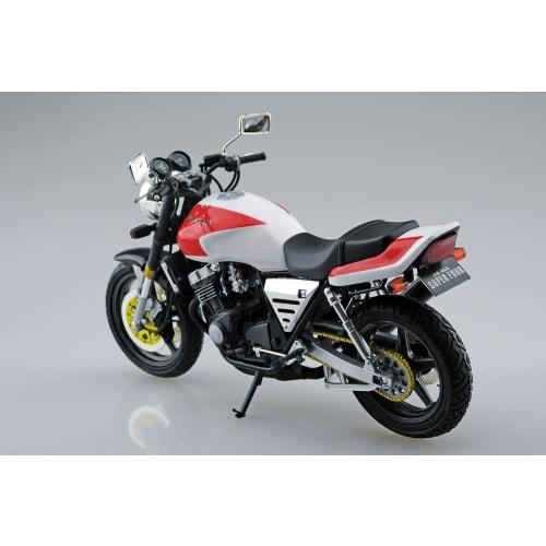 Aoshima Bunka Kyozai (AOSHIMA) 1/12 Scale The Bike Series No. 53 Honda NC31 CB400 SUPER FOUR 1992 Model with Custom Parts, Plastic Model Kit, Pre-Mold