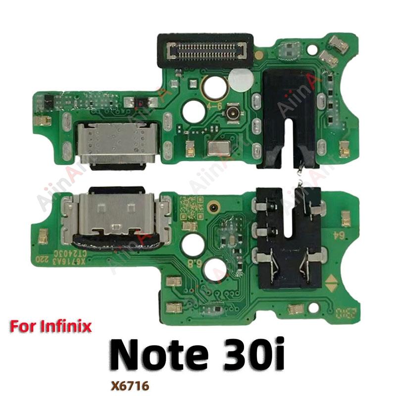 AiinAnt Для Infinix Note 7 30 40 30i Pro Lite Vip 4G 5G Док-станция Микрофон USB-зарядка Плата Разъем для зарядки Порт Шлейф
