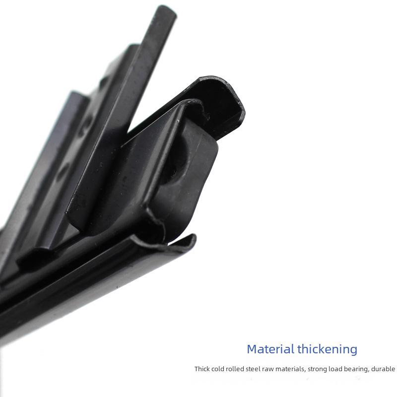 27-дюймовый черно-белый офисный стол с выдвижной полкой для клавиатуры