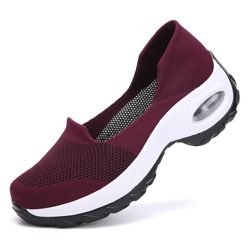 2024 Summer Women Sneakers Luxury Platform Sports Shoes Slip-On Female Comfortable Casual Loafers Flat Shoes for Women Moccasins