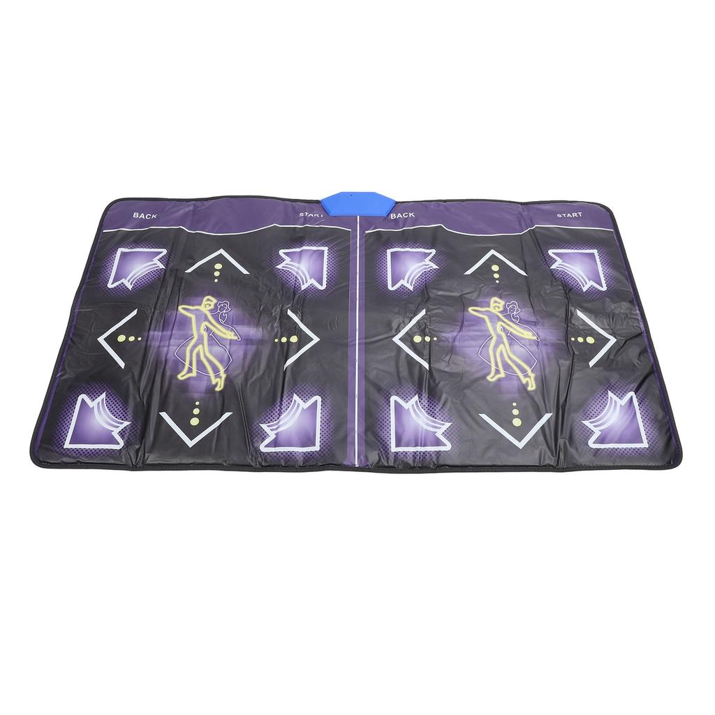 Двойной танцевальный коврик с HD-мультимедийным интерфейсом, улучшающий координацию, электронный танцевальный коврик для взрослых и