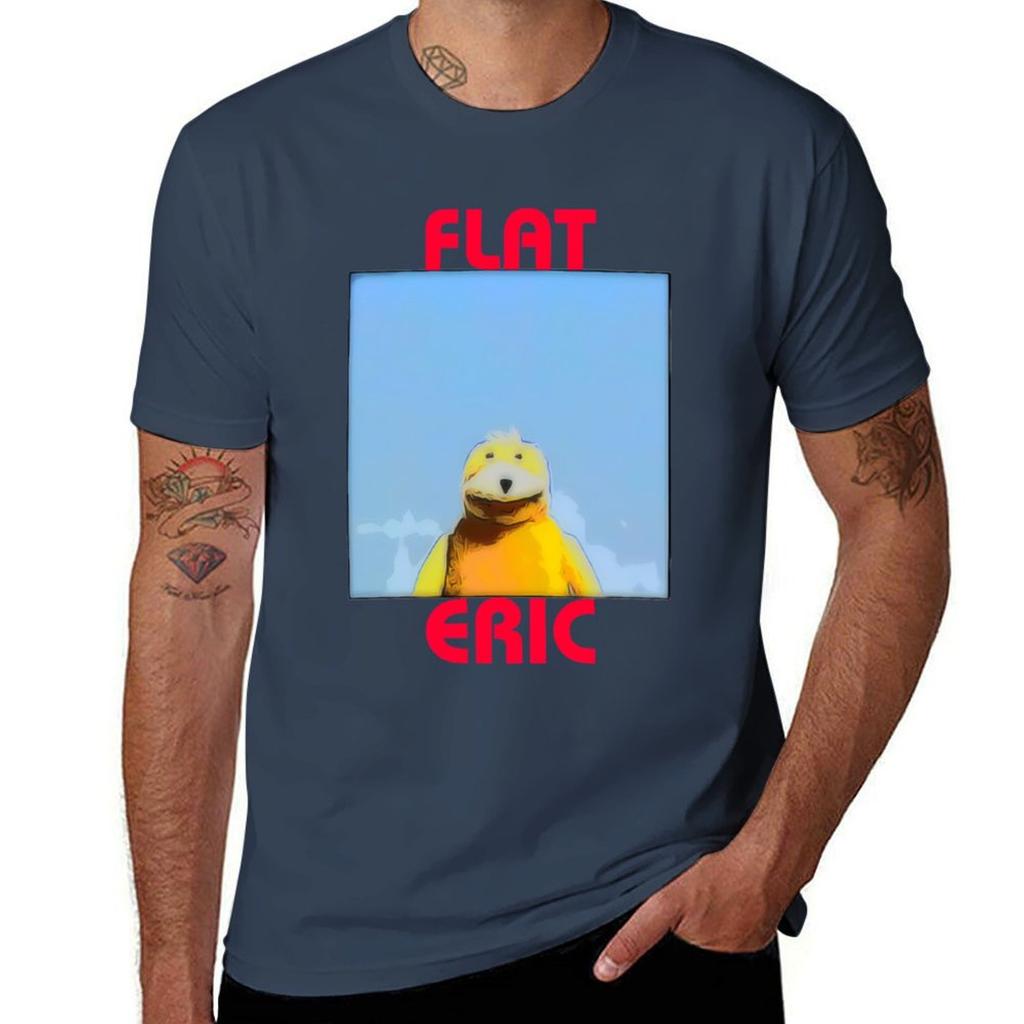 Футболка Flat Eric смешные костюмы спортивные фанаты кроссвит футболка мужская приталенные футболки для мужчин