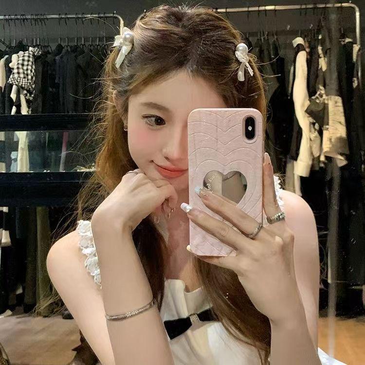 Роскошная жемчужная заколка-бантик - элегантный боковой зажим для женщин