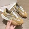 Повседневная женская обувь мягкая подошва дышащая трендовая модная спортивная обувь на шнуровке кеды