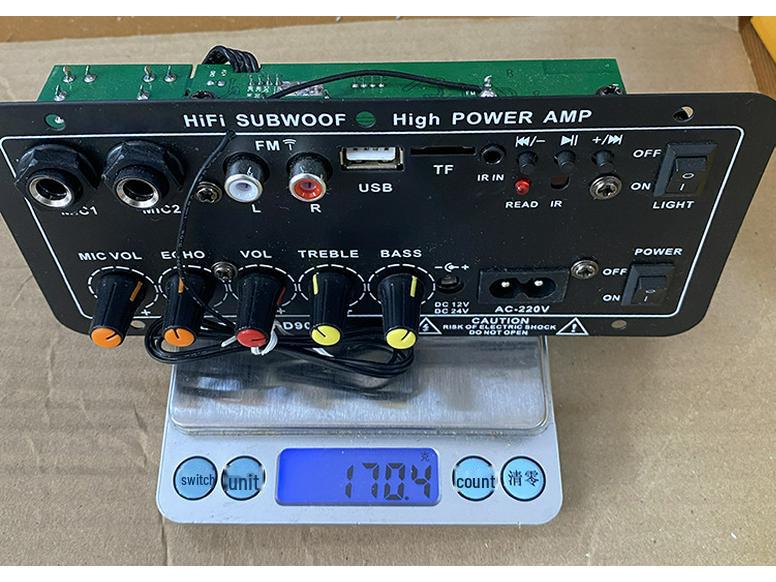 Главная и наружная Bluetooth-караоке-система для автомобильного аудио, сабвуфер, усилитель, плата