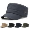 Summer Men's Flat Top Hat Outdoor Quick-drying Hat Sun Hat Thin Breathable Cap Men's Travel Cool Hat