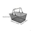 Basket of Multifunctional Metal Practical Portable with Handles for Supermarket
